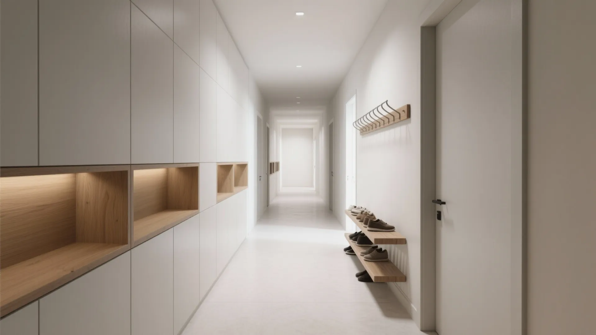 Slim Storage That Disappears Into the Wall