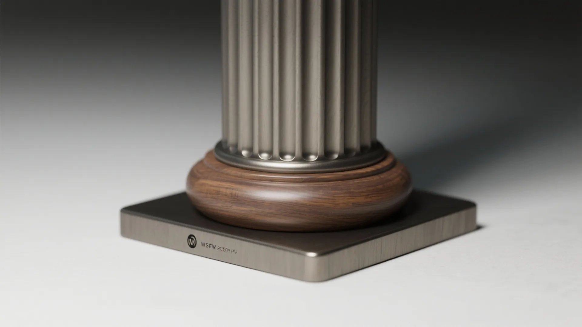 1. Keep the pedestal slim but sturdy