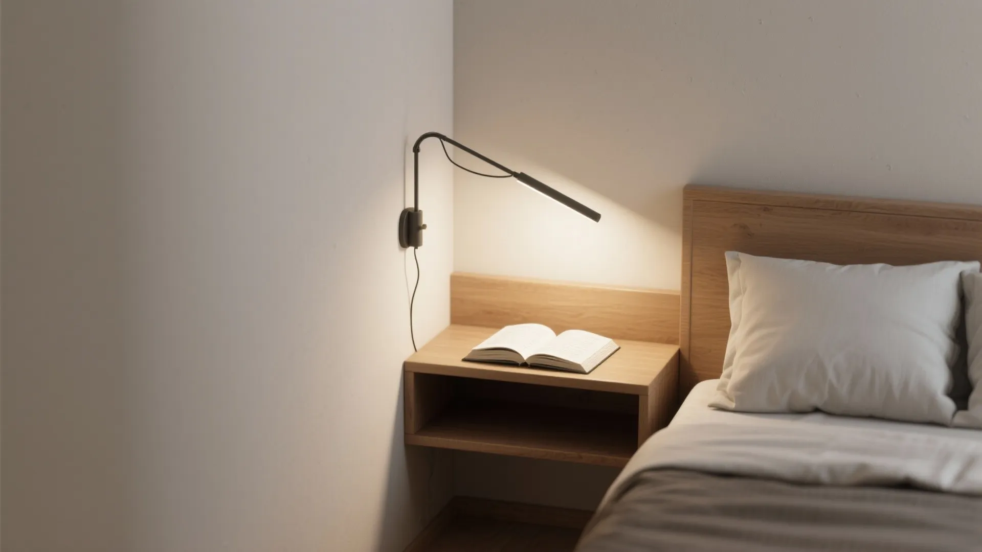 1. Slim Swing-Arm Sconces for Flexible Task Light