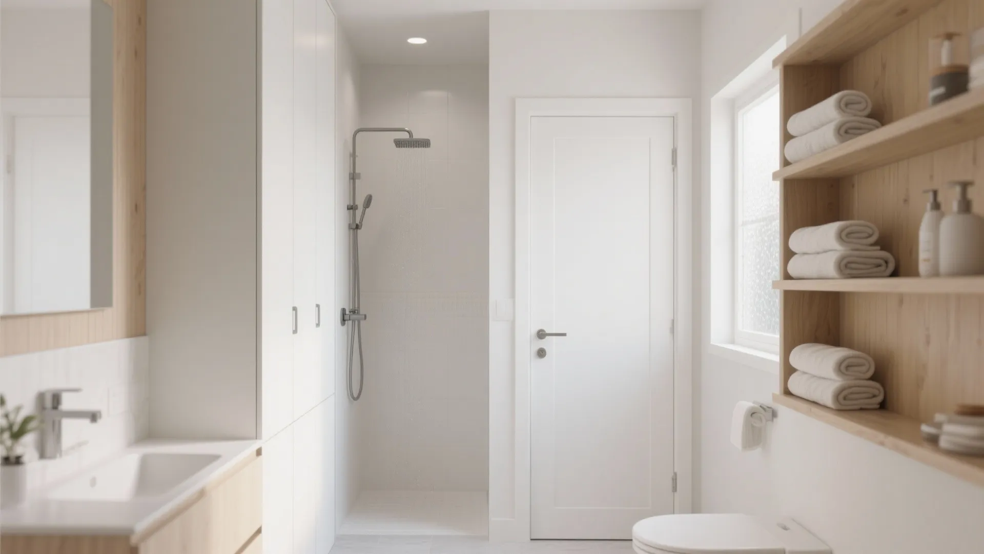 Slim tall cabinet for vertical storage