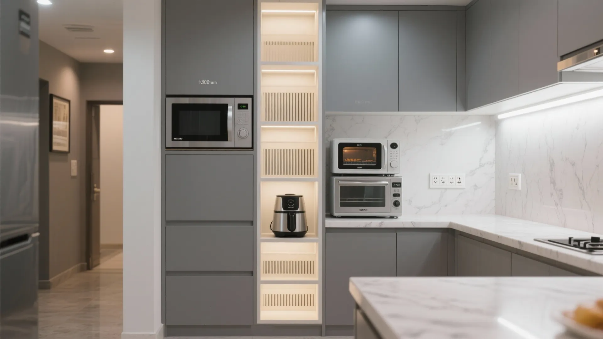 Appliance Zoning and Slim Tall Units