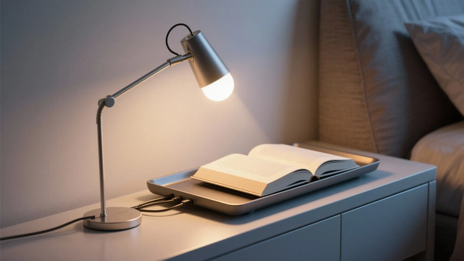 1. Slim Task Lamp with Adjustable Arm