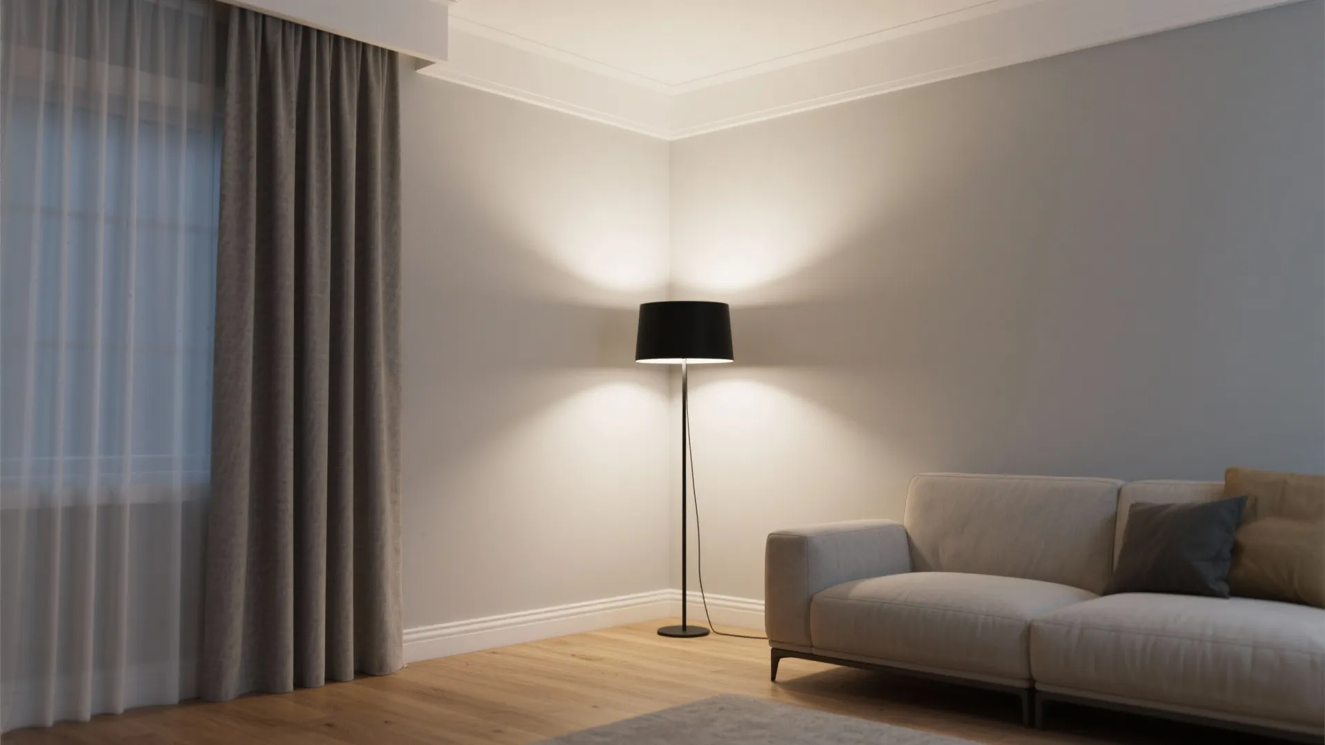 Ultra-Slim Torchieres That Bounce Light Off the Ceiling