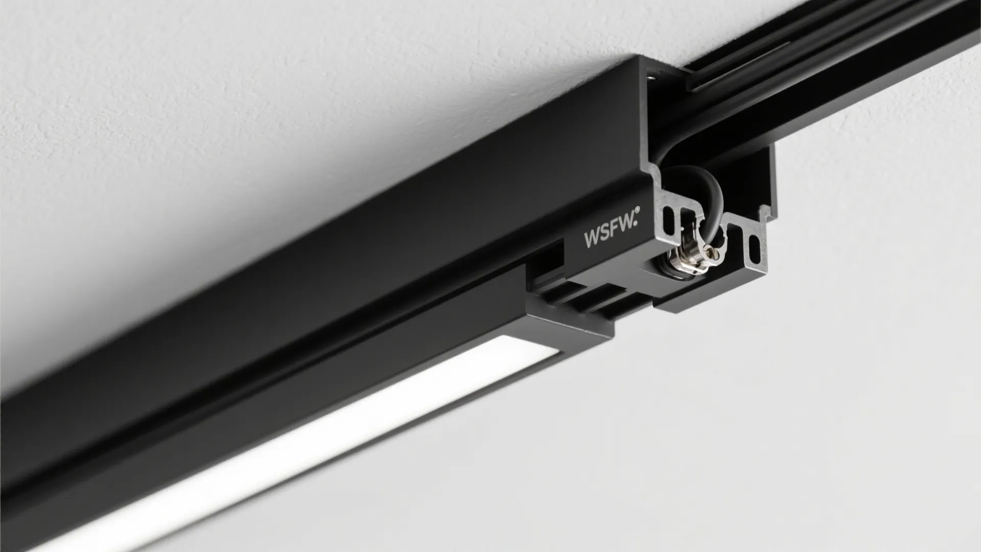 Low-profile tracks to keep ceilings clean