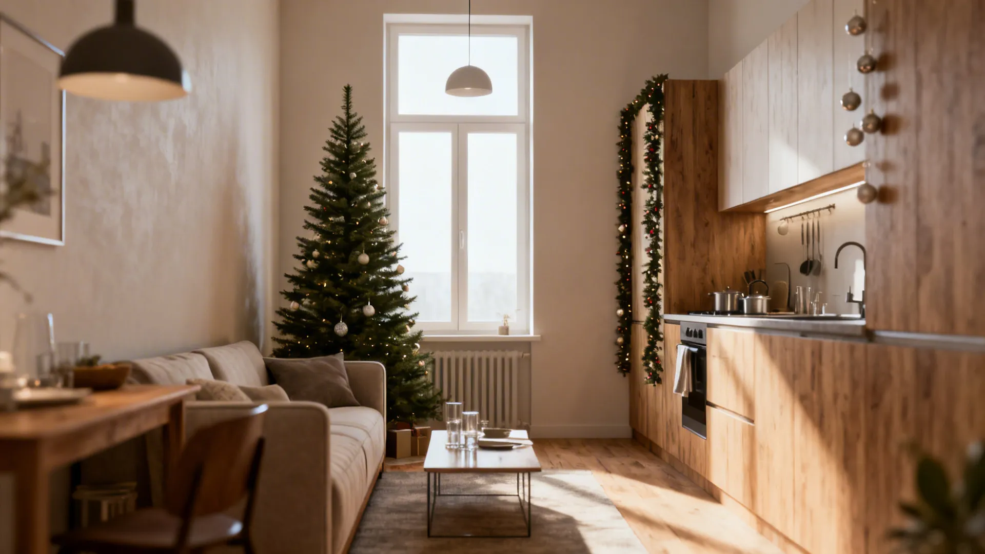 Slim Christmas Tree Ideas: 5 Space-Saving Inspirations: Slim, simple and festive — five creative ways to decorate a narrow Christmas tree for small spaces