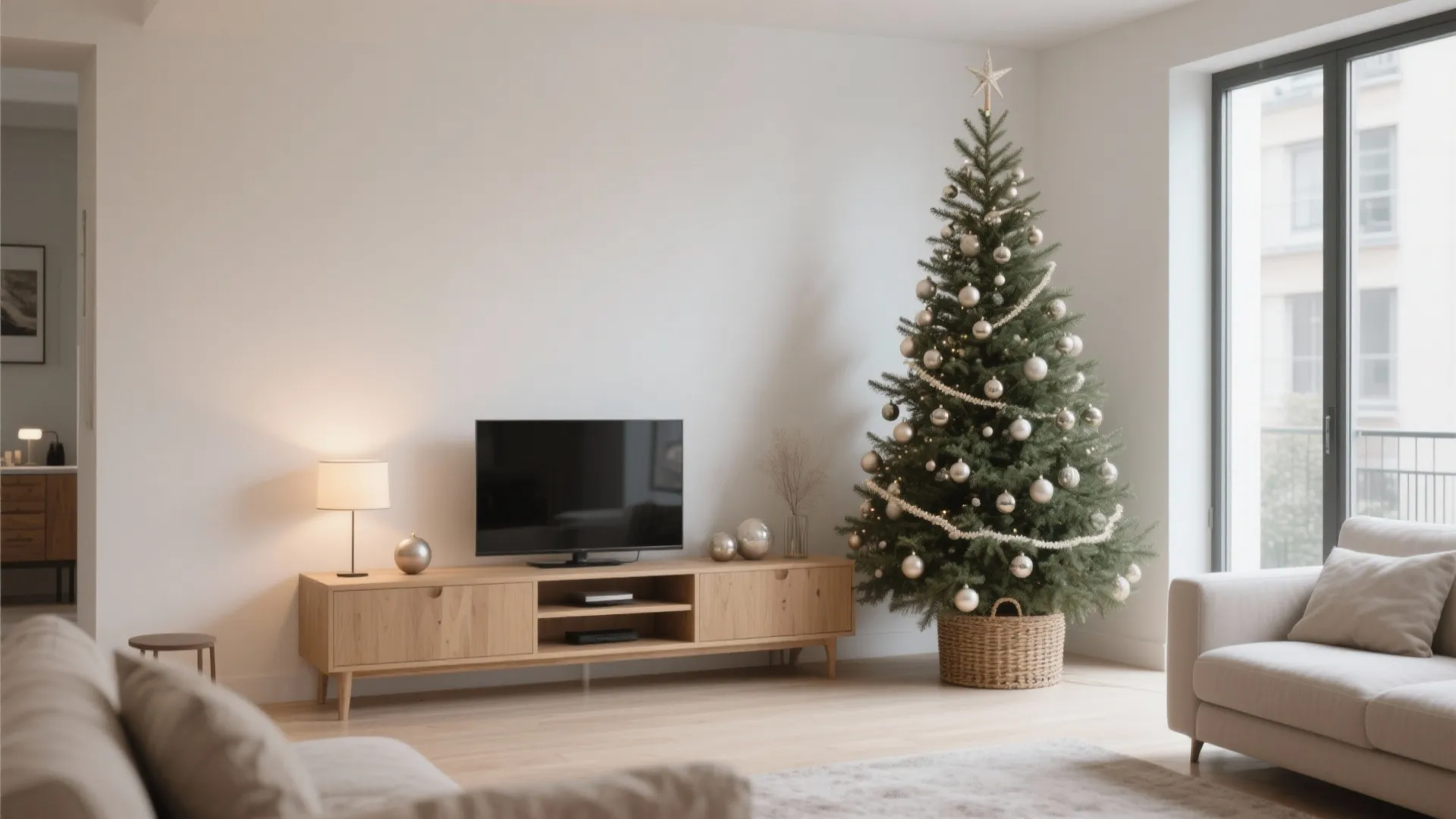 3) Slim Tree, Big Presence