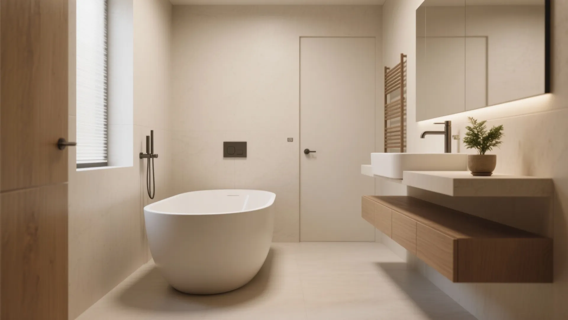 Freestanding Sculptural Tubs for Small Spaces