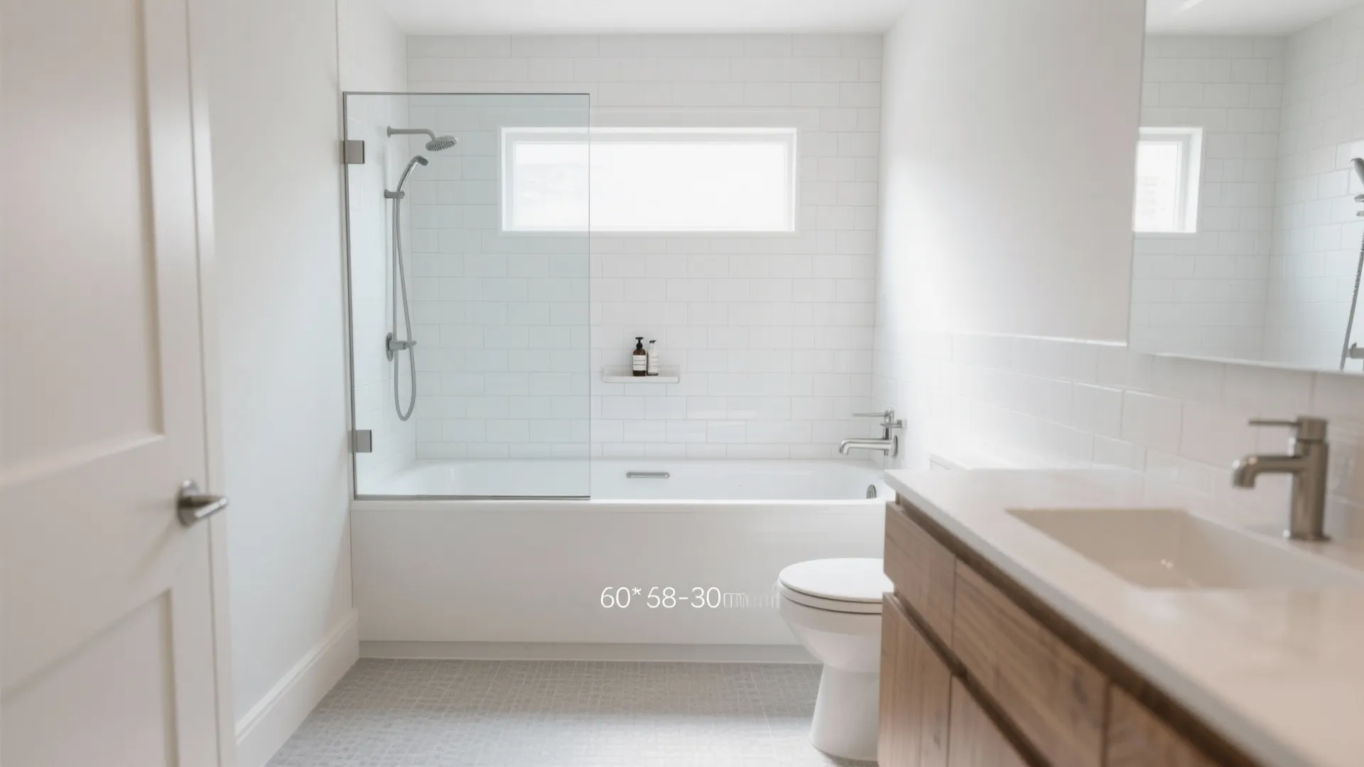 1) Slimline Tub–Shower Combo That Still Feels Luxe