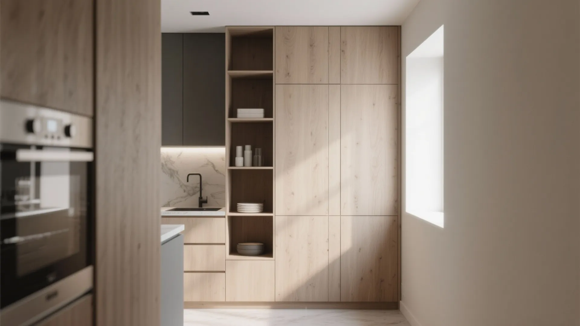 7. Slim Vertical Cabinets