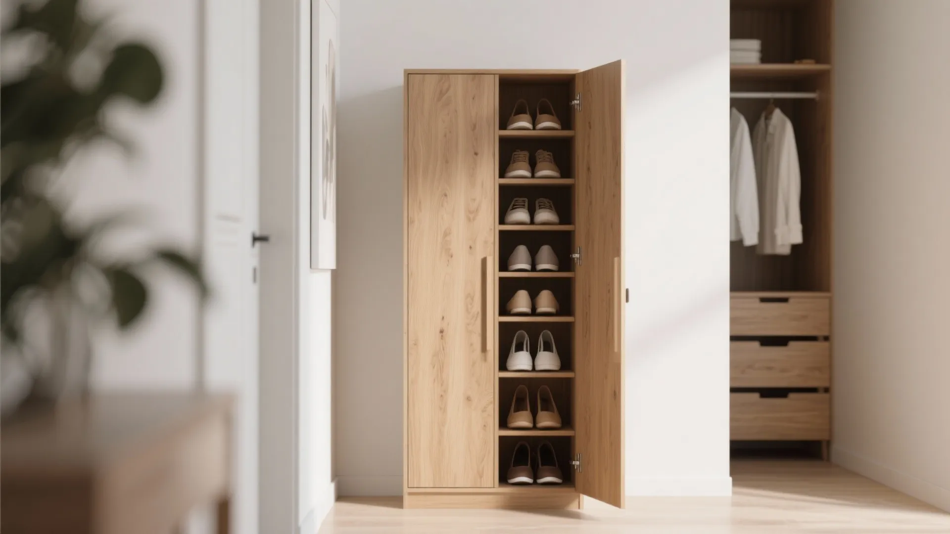 9. Slim Vertical Cabinets