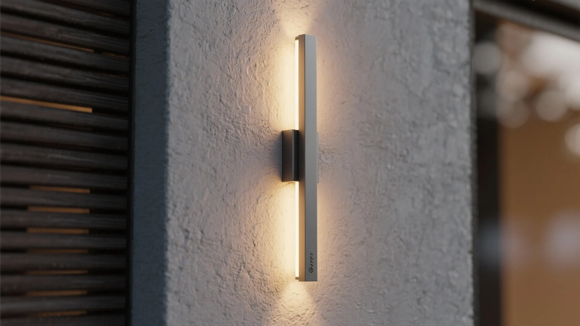 1. Slim vertical LED sconces