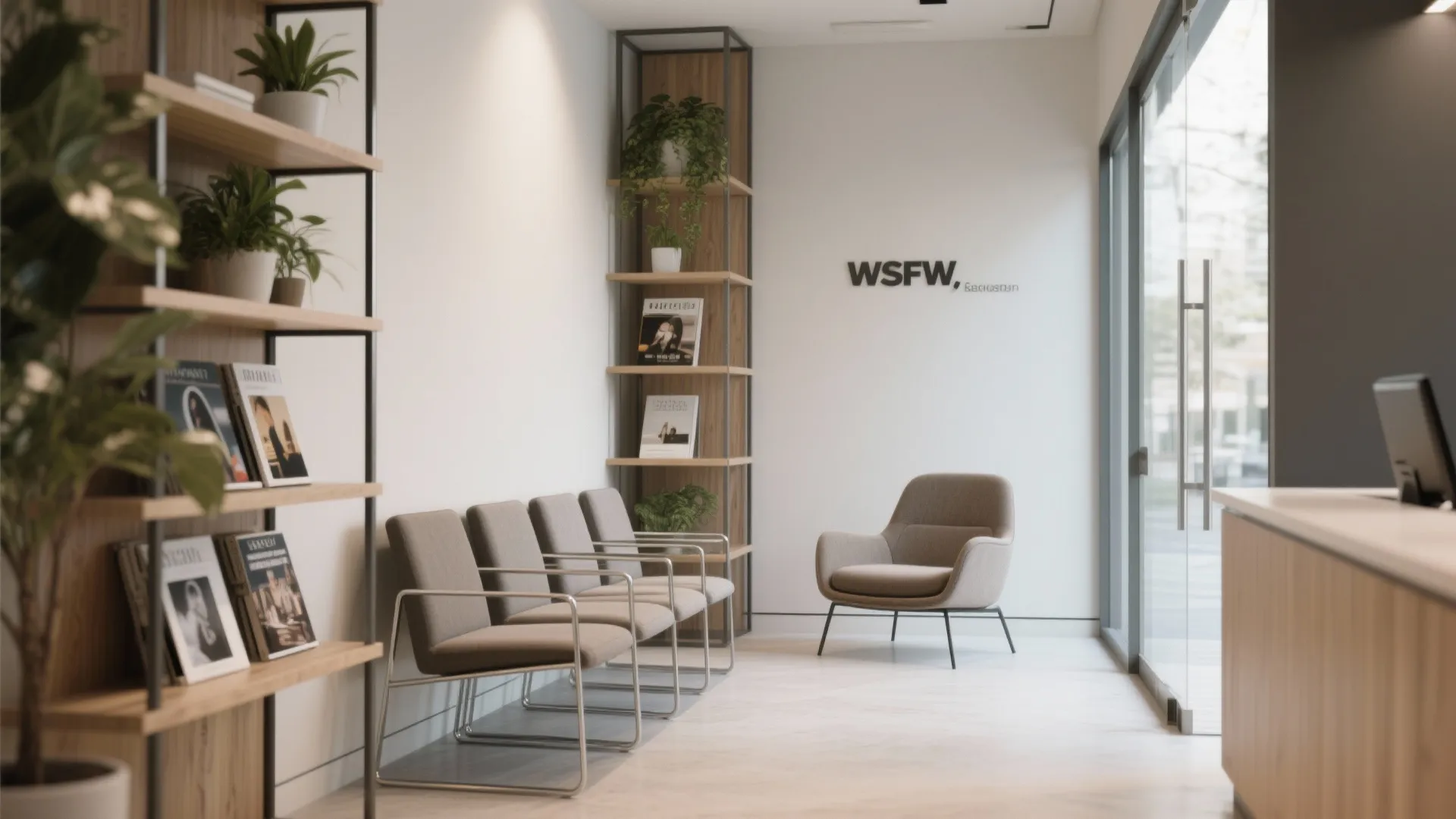 4. Slim-profile furniture and vertical storage