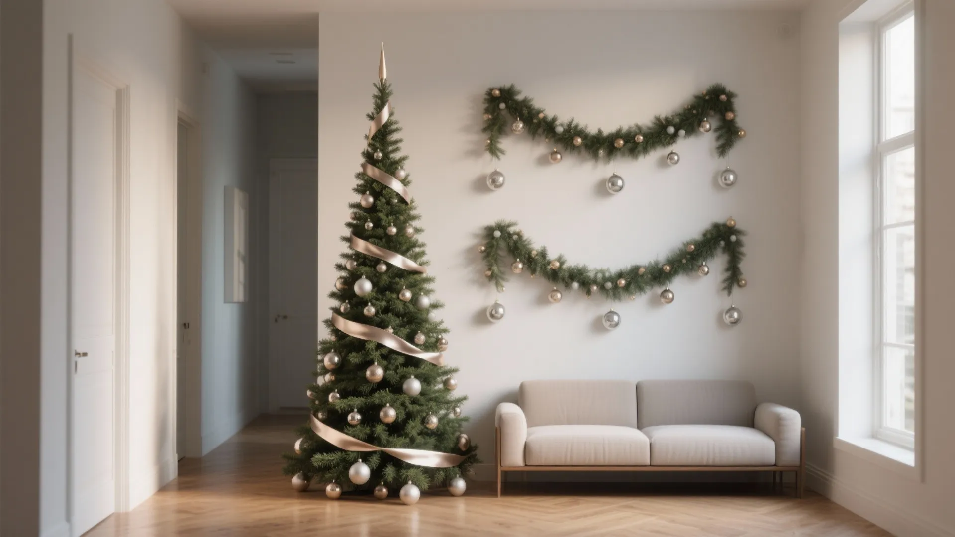 1. Slim vertical tree