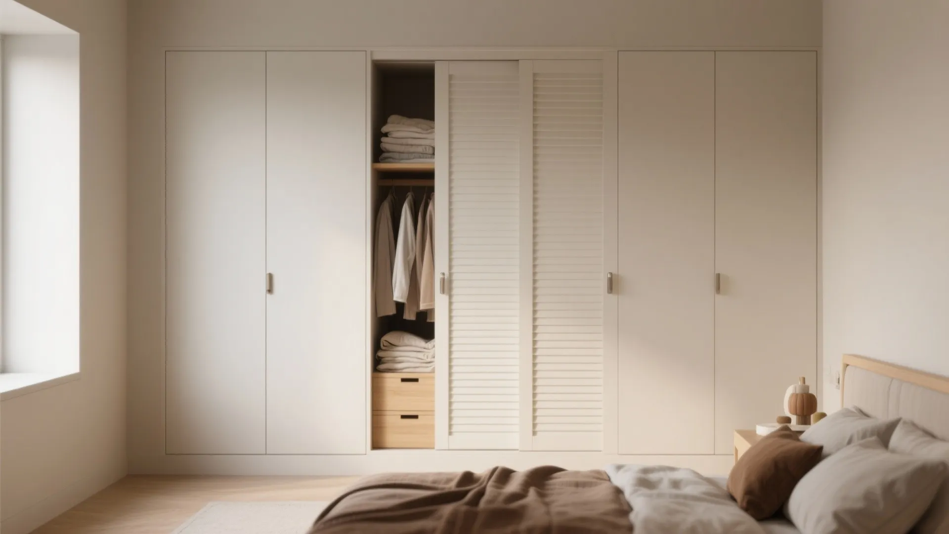 5. Slim wall-cabinet with sliding doors