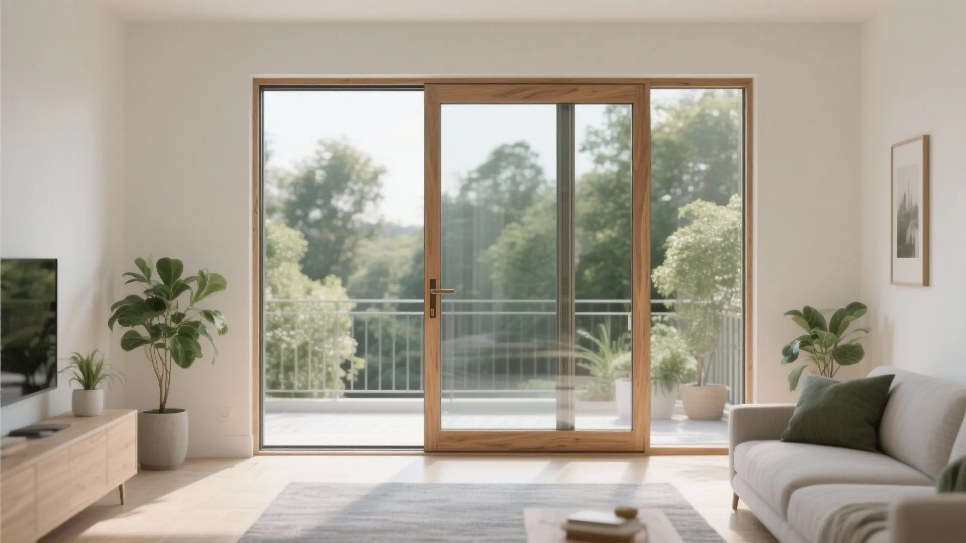 Slim Wooden Frames, Big Glass