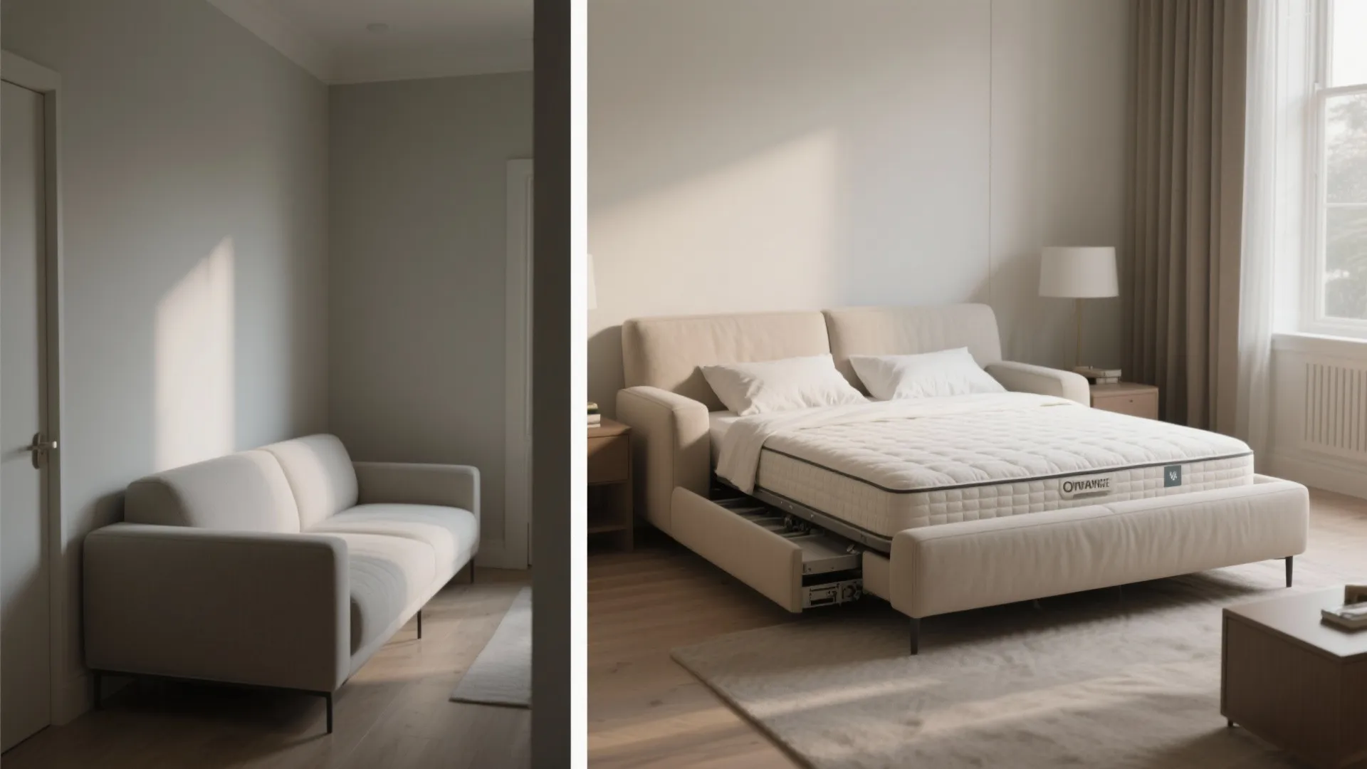 3. Slim-arm Sofa Beds for Narrow Rooms