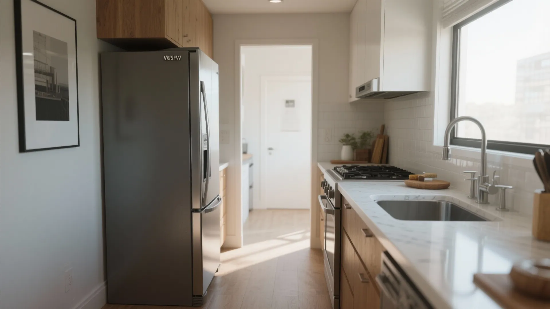 3. Slimline appliances and smart sink choices