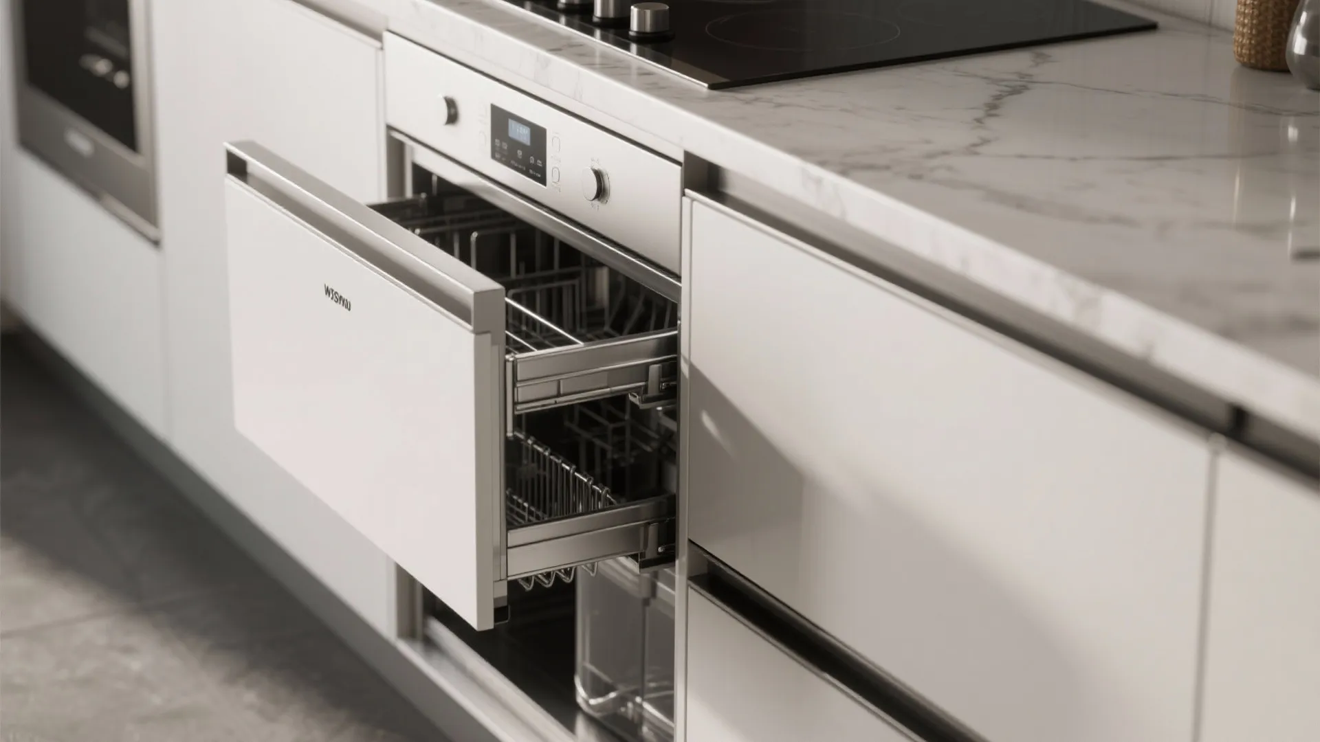 2. Slimline Appliances and Under-Counter Fridge