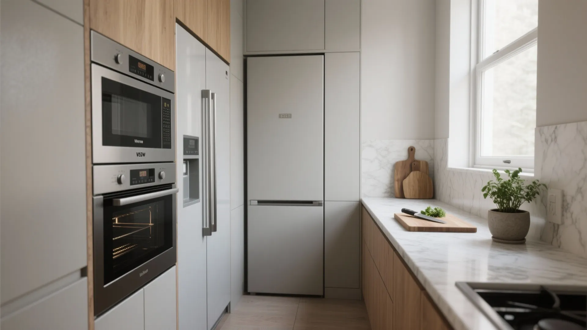 1. Slimline Appliance Wall