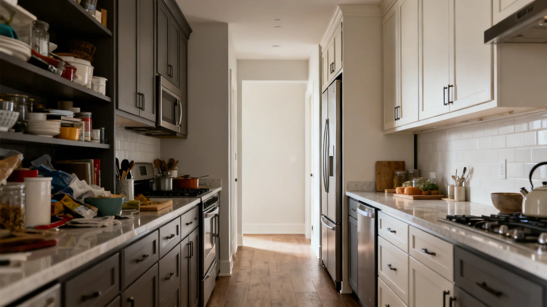 Minimalist Storage with a Slimline Wall