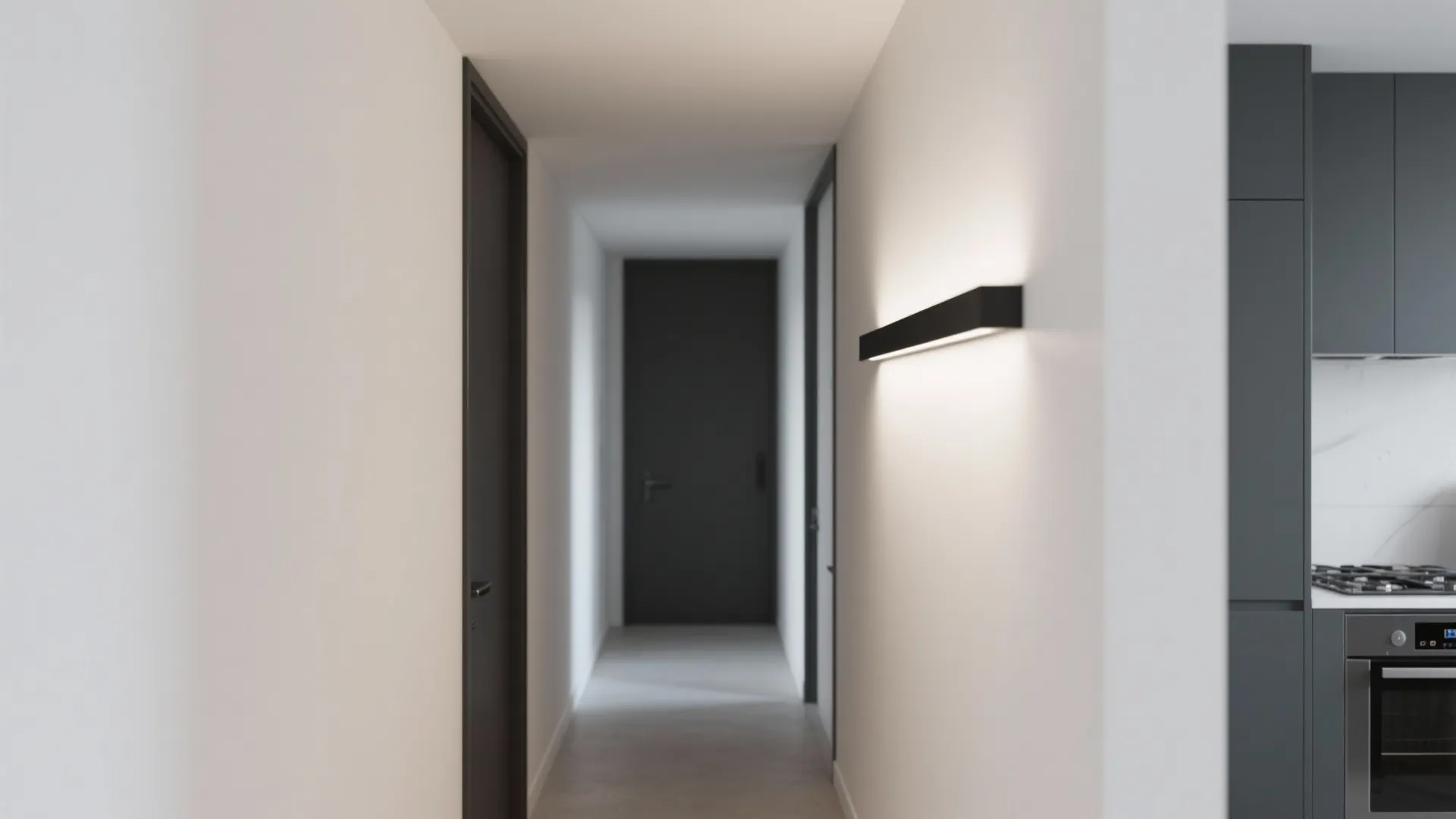 Slimline Black for Tight Corridors