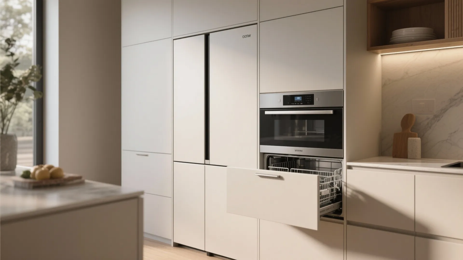 5. Slimline appliances and built-ins for calm