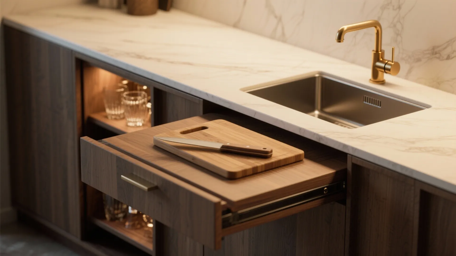 1. Slimline Cabinet Wet Bar