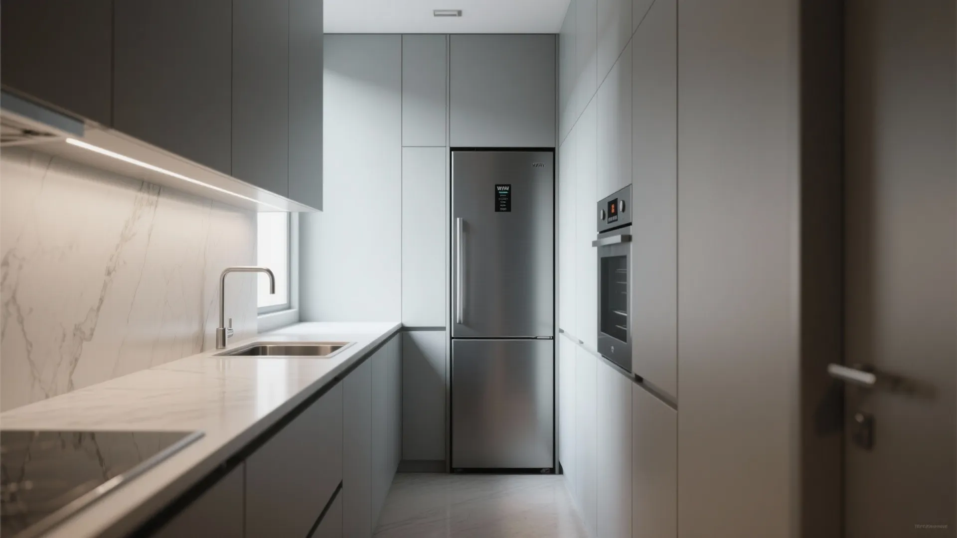 3. Slimline Appliances and Integrated Fridges