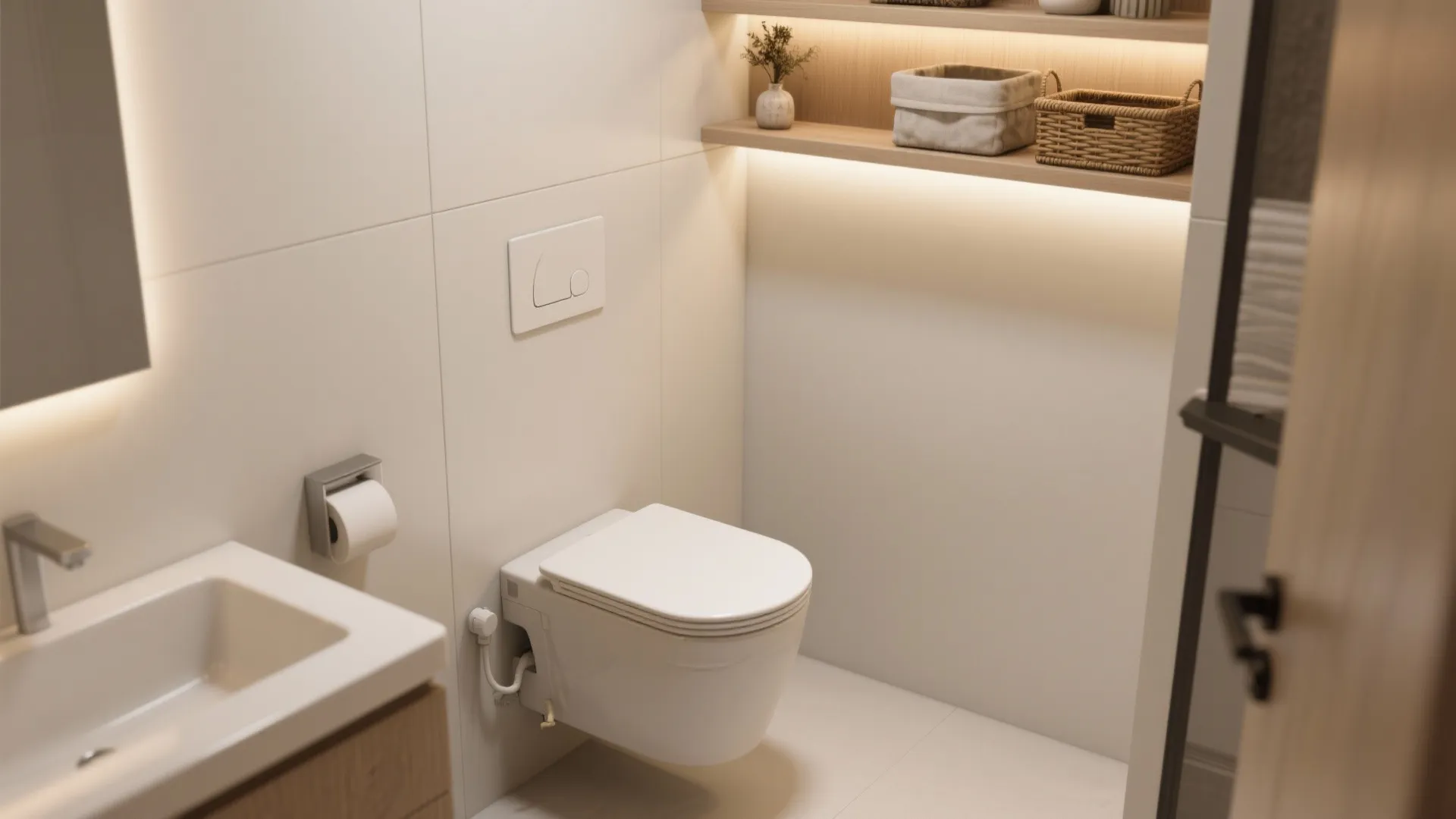 4. Slimline Toilet and Concealed Cistern