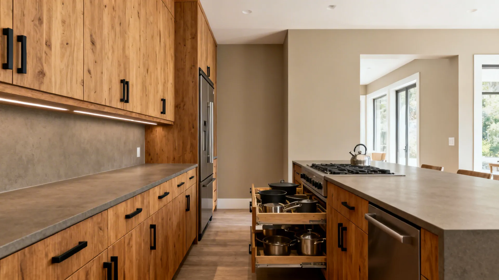 Minimalist Storage with a Slimline Wall