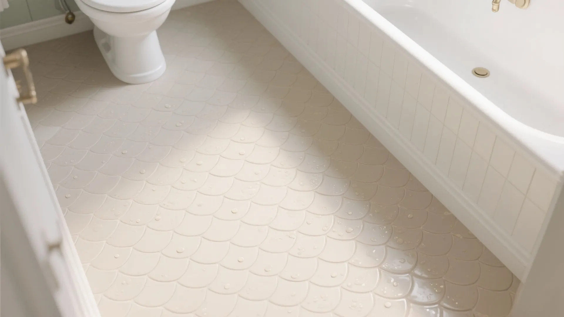 Slip-Resistant Fish Tiles for Floors
