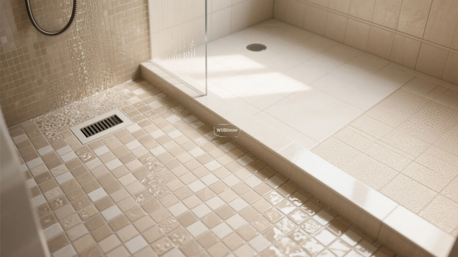 Slip-resistant floors for wet zones