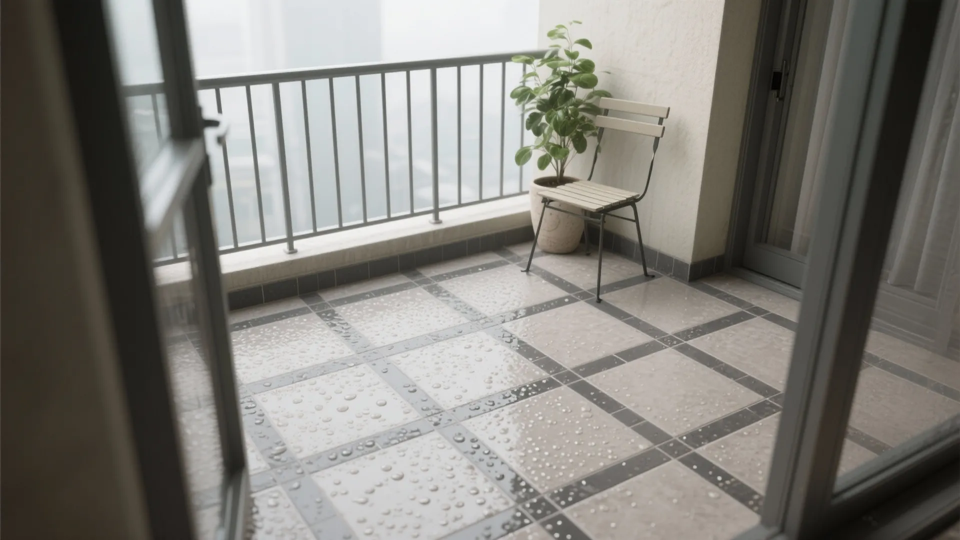 Textured Porcelain for Slip-Resistant Balconies