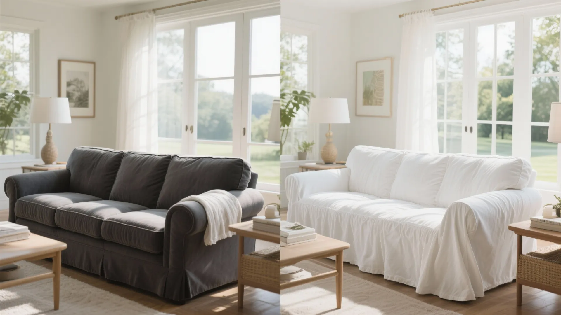 6. Lightweight Slipcovers