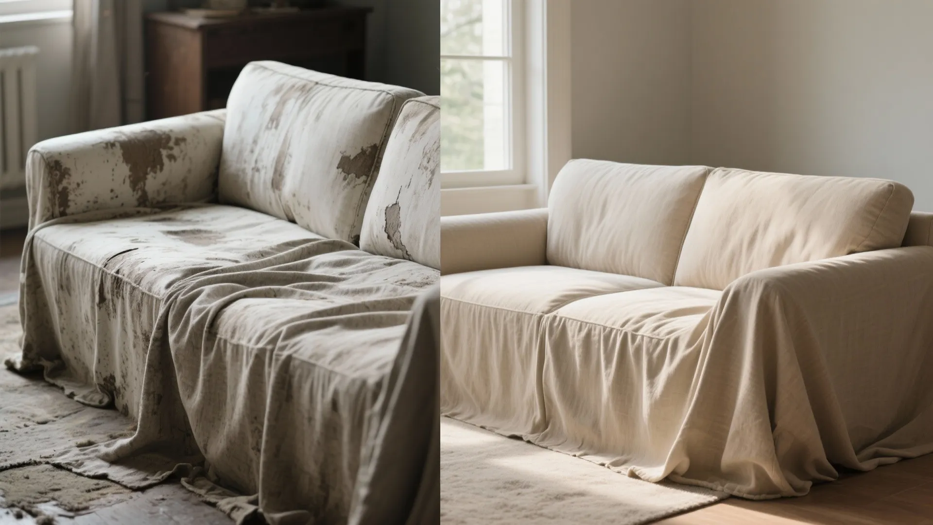 Slipcovers for sofa makeovers