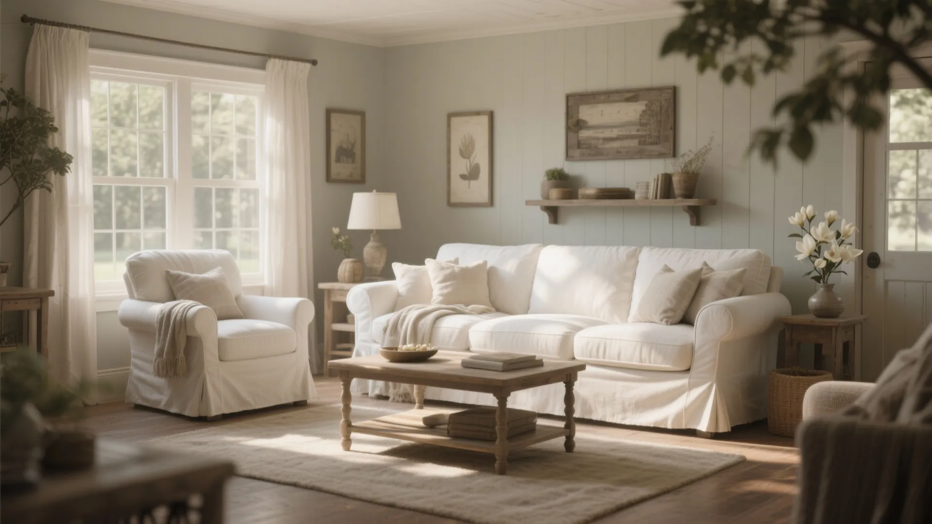 4. Slipcovered Sofas