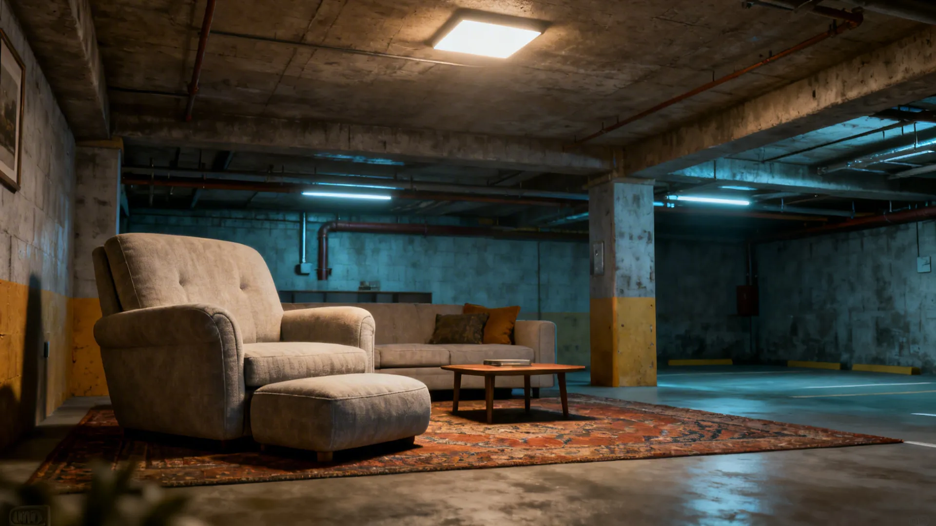 3. Upholstered slipper rocker for low ceilings