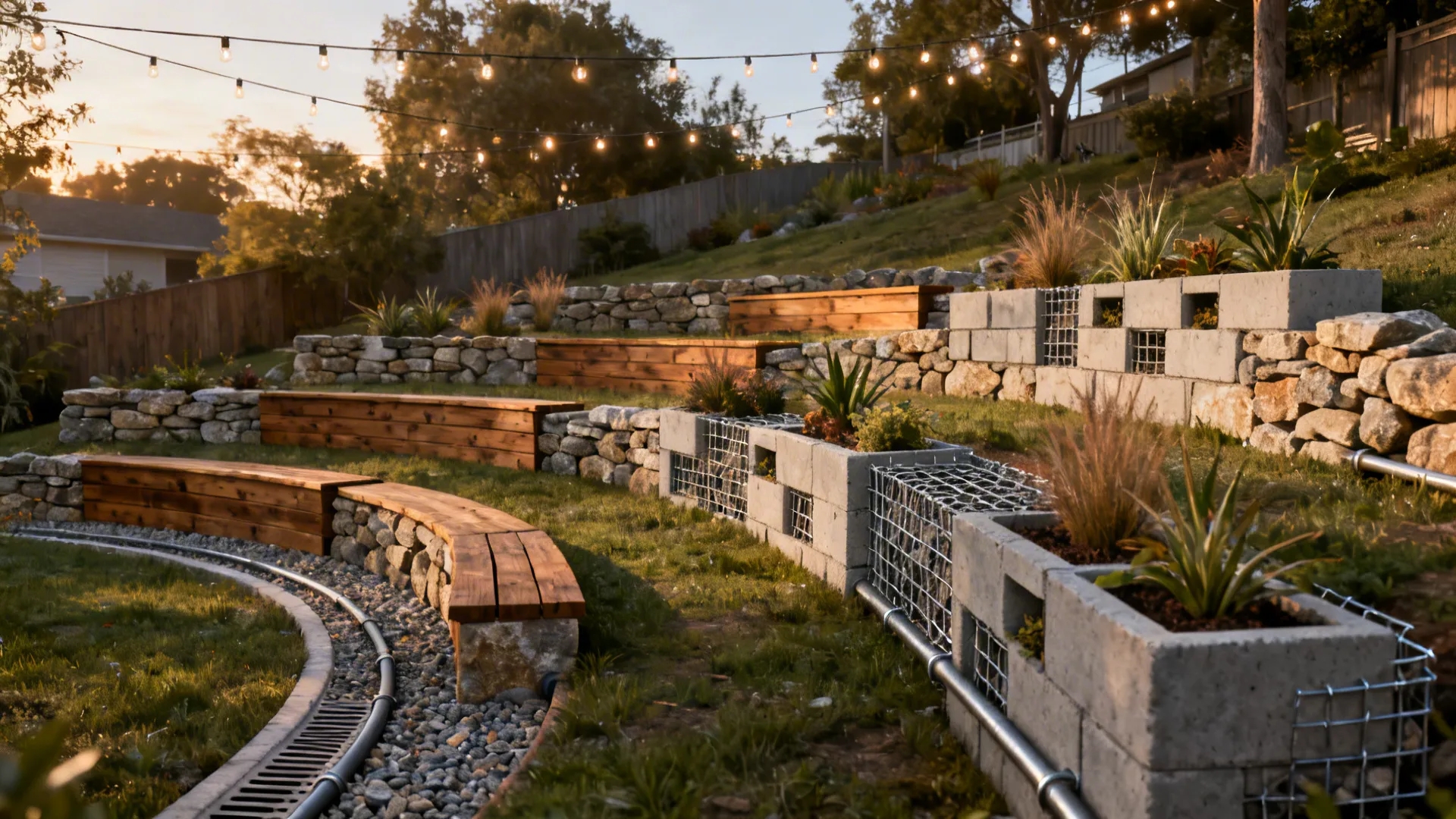 5 Budget Retaining Wall Ideas for Sloped Backyards