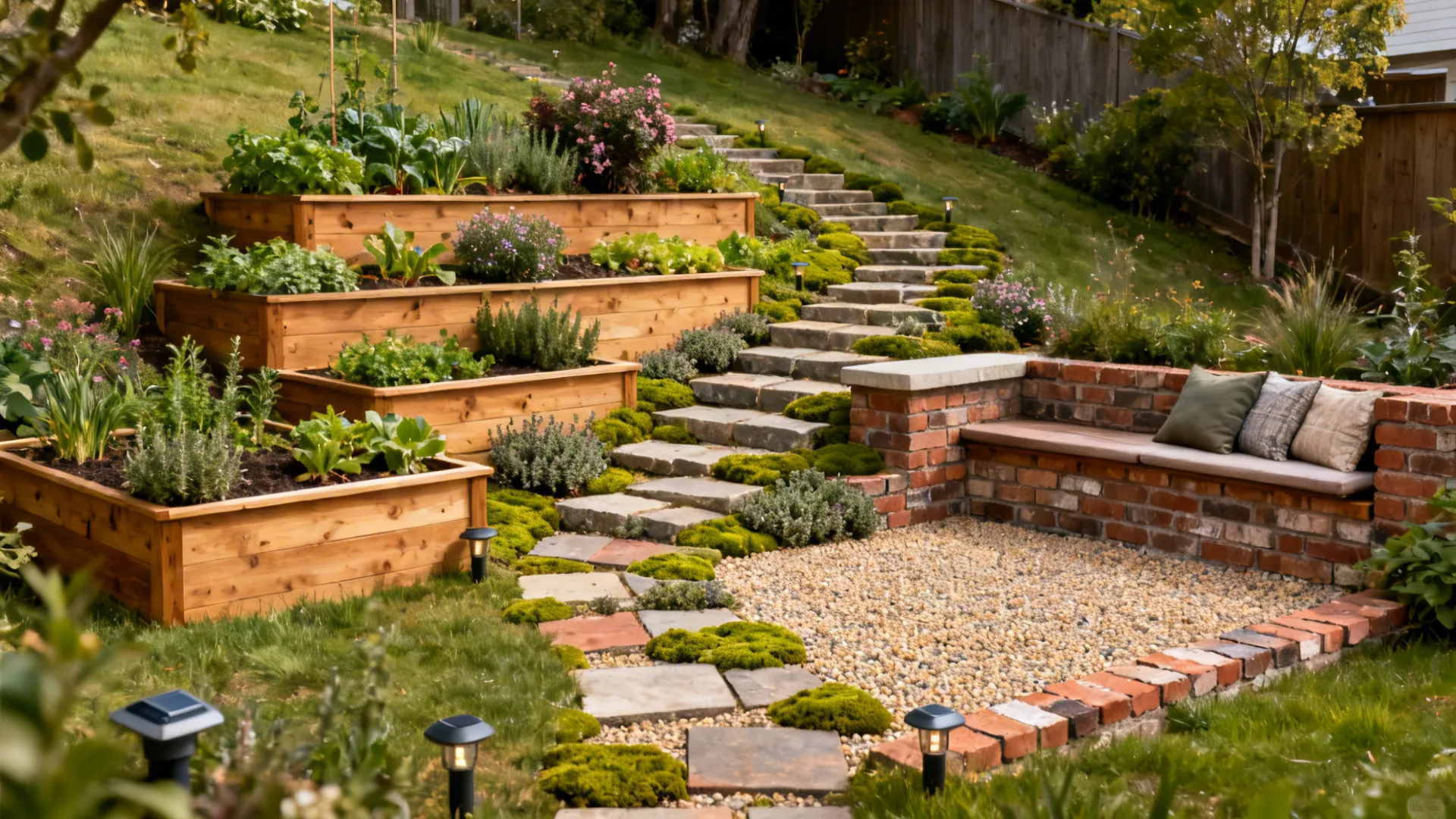 5 Small Sloped Backyard Ideas on a Budget