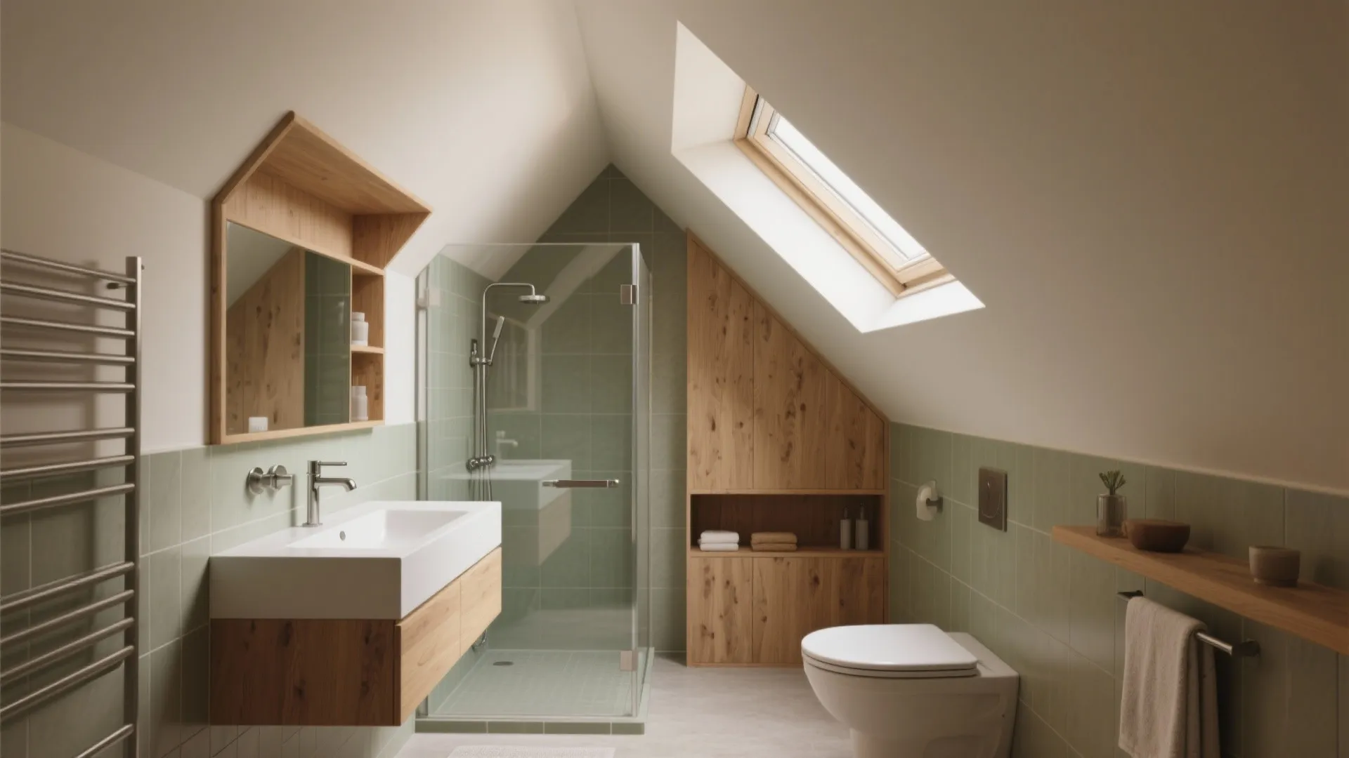 Slanted Ceiling Bathroom Ideas — 5 Creative Solutions: Practical, stylish ways to make a sloped-ceiling bathroom feel larger and more functional