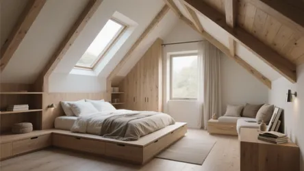 10 Smart Ideas for Decorating a Bedroom with Slanted Ceilings