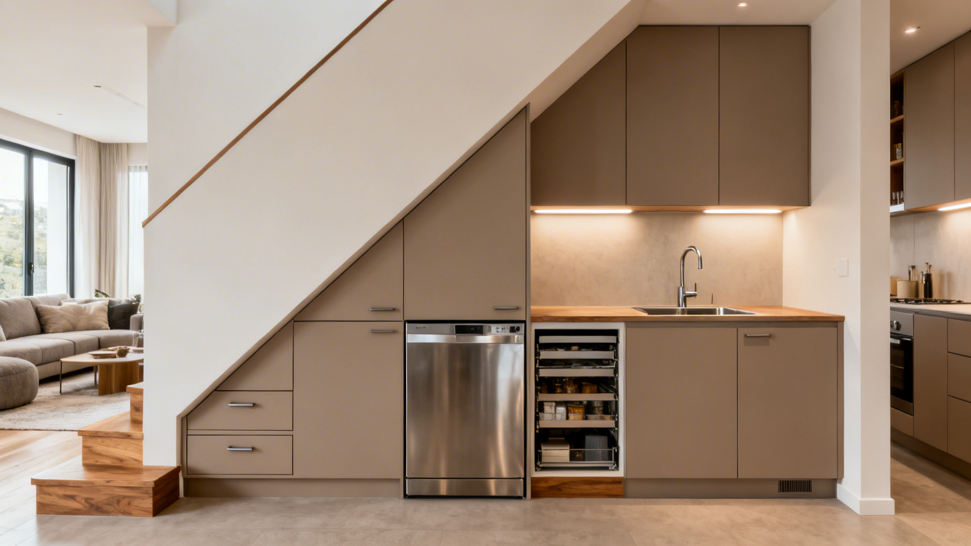 Kitchen Under Stairs Design Too Cramped 5 Layout Fixes