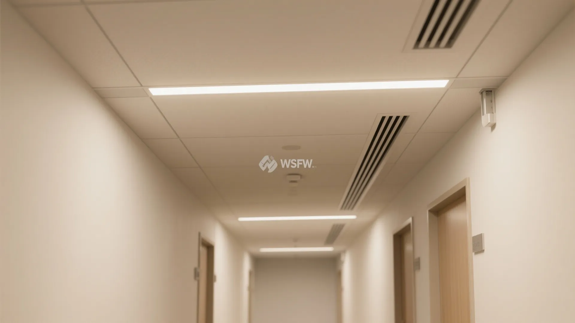 POP ceiling slots for integrated lighting and HVAC