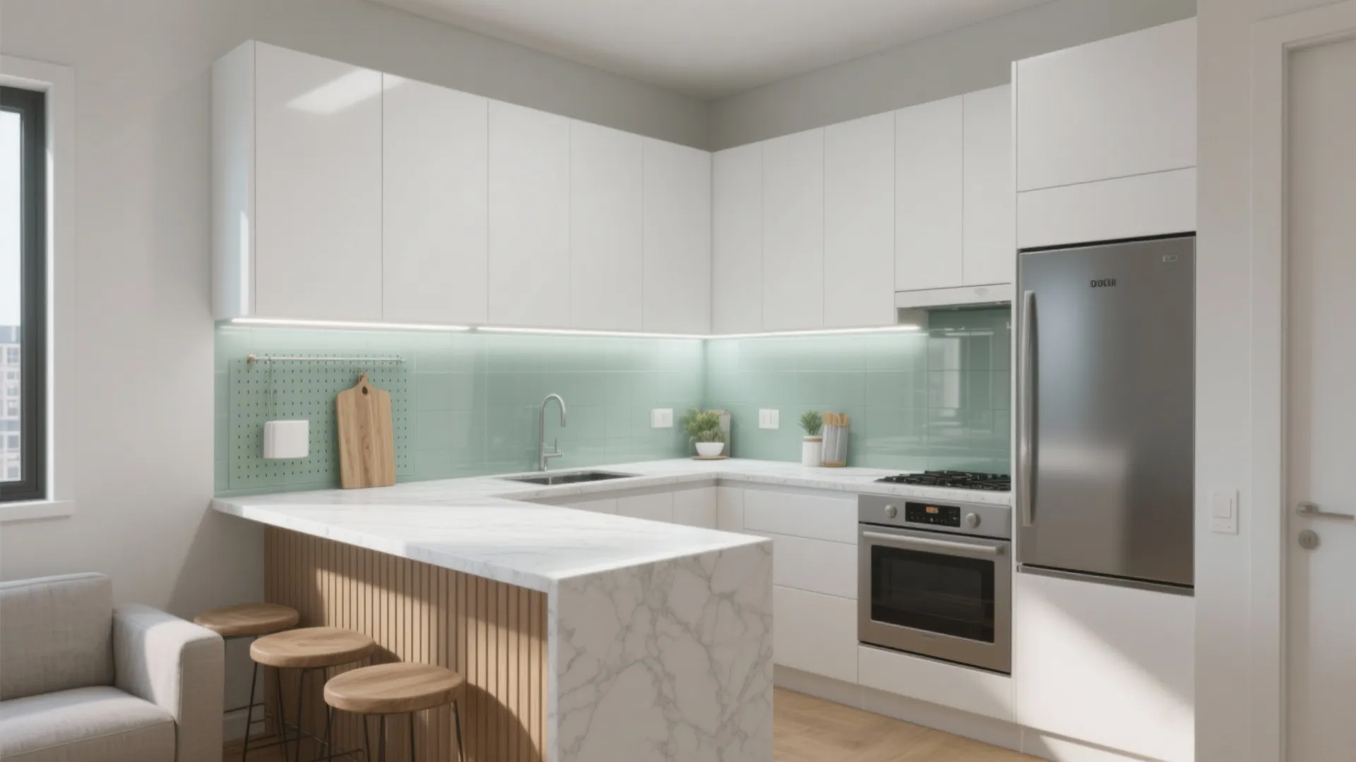 5 Small Kitchen Design Ideas I Use in Real Homes: Real-world, space-smart moves—from minimalist storage to glass backsplashes—designed for apartments and compact homes