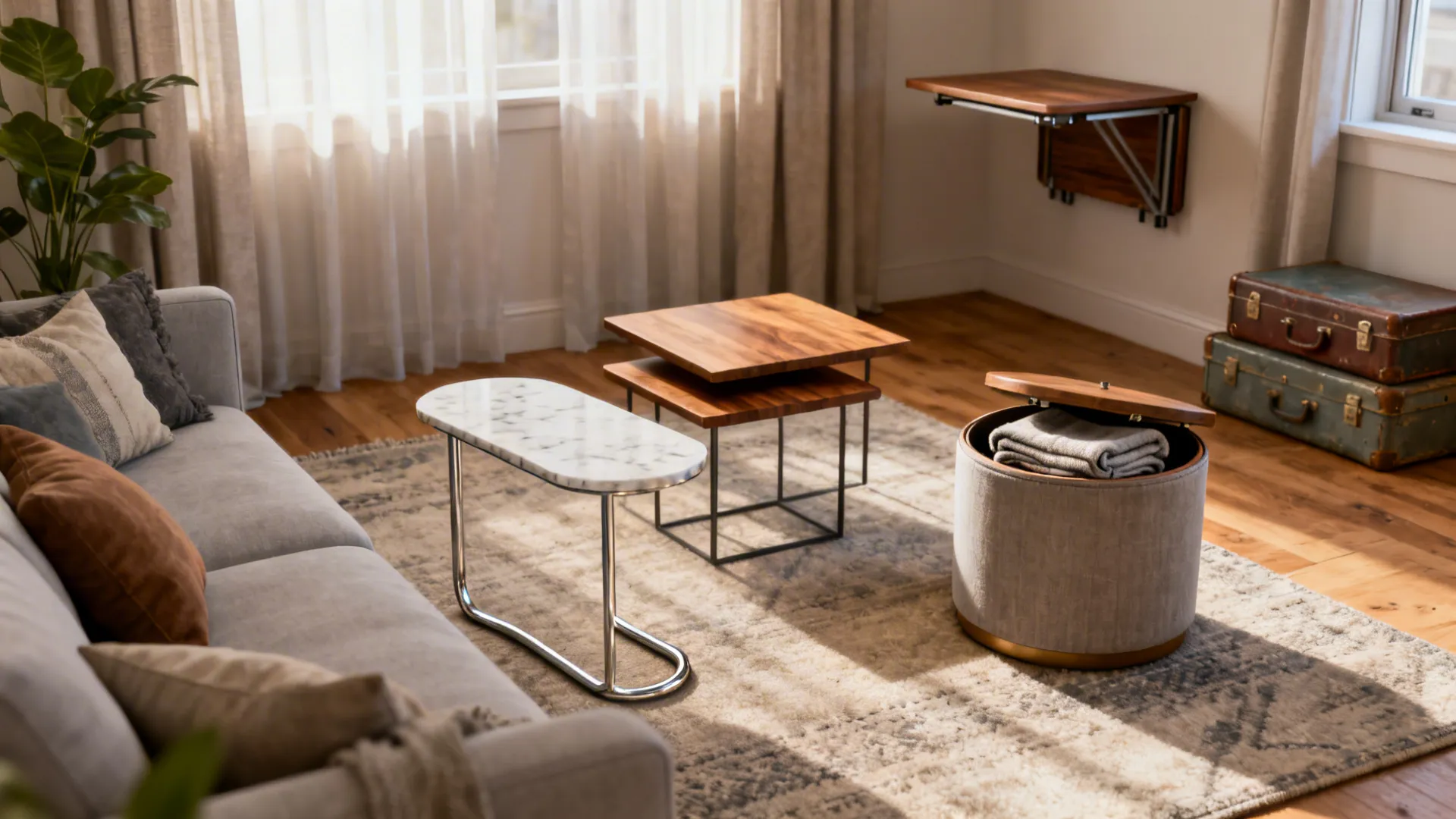 5 Small Accent Table Ideas for Living Rooms