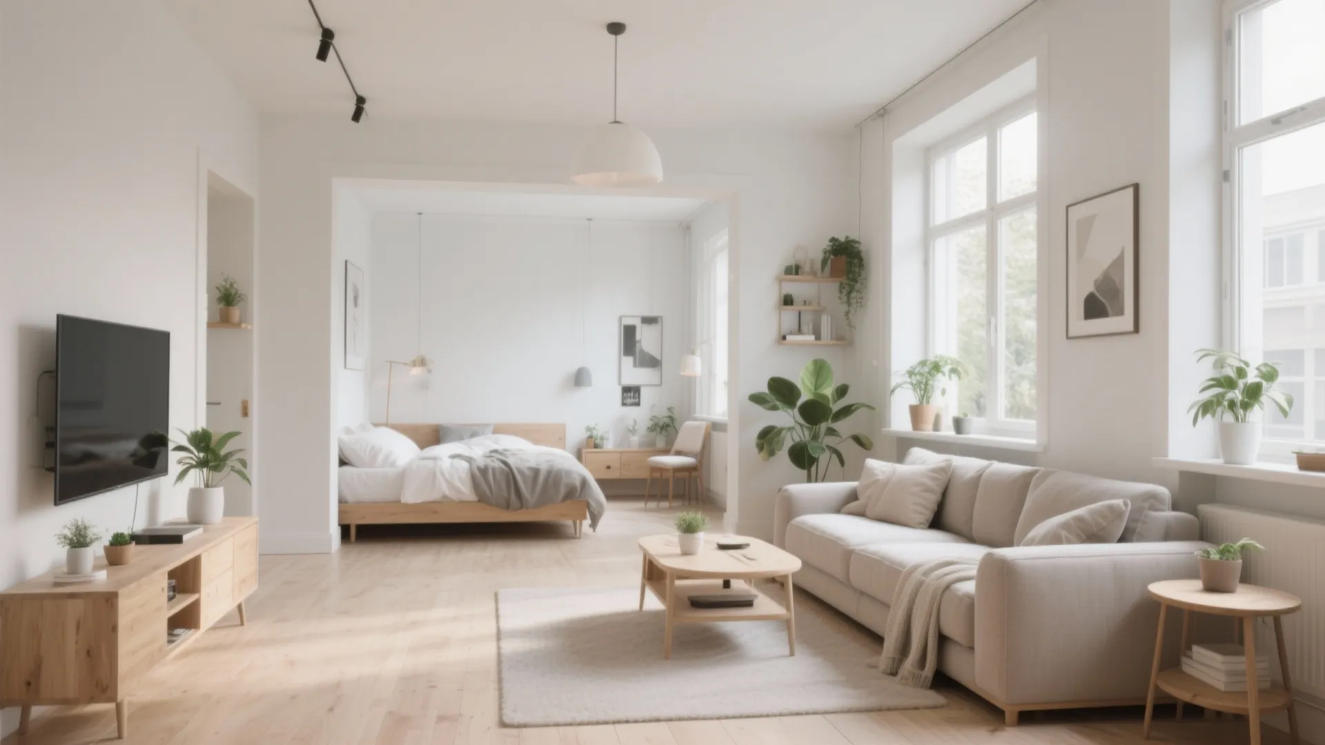 10 Bedroom-in-Living Room Ideas