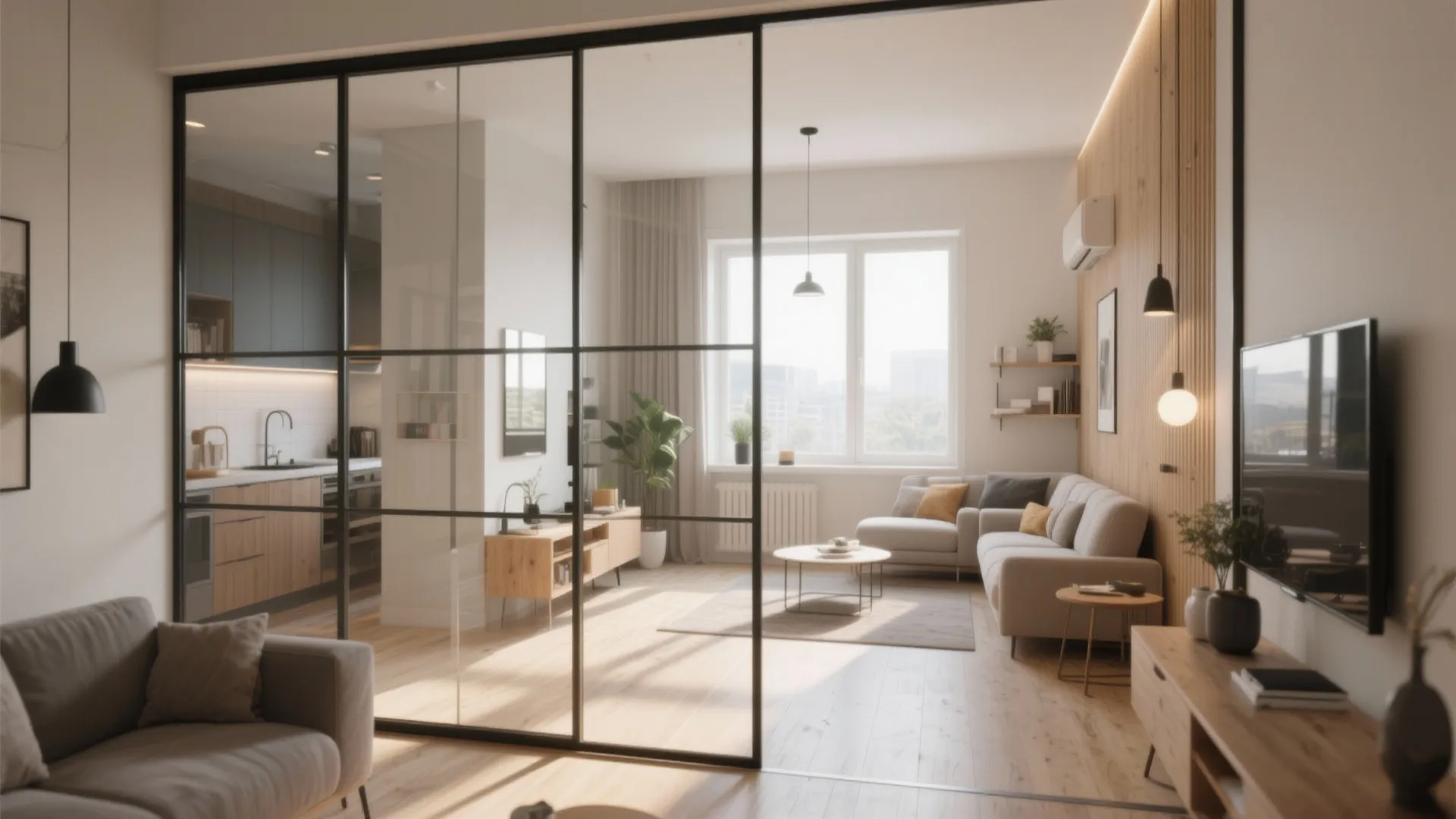 Glass Wall in Plan: Creative Design Ideas for Modern Spaces: 1 Minute to Master Glass Wall Placement & Styling in Floor Plans