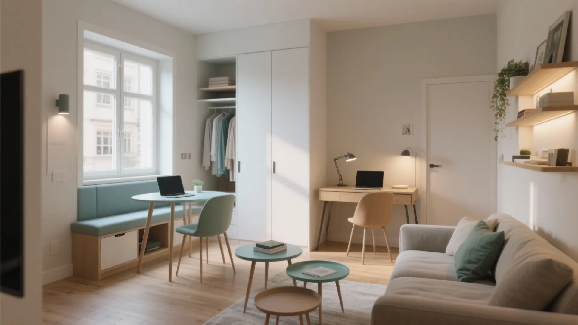 Small Apartment Interior Design Ideas That Save Space: 1 Minute to Effortless Small Apartment Interior Transformations