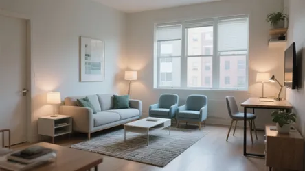 1 Bedroom Apartment Furniture Ideas