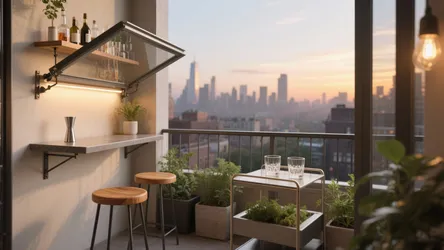 5 Balcony Bar Design Ideas for Small Spaces